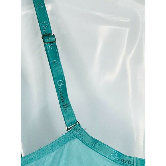 Chantelle Womens 3646 C Chic Sexy Underwire Push Up Bra 34D Blue - Picture 4 of 8